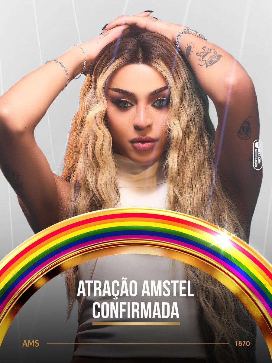 igorogh's tweet photo. 🚨 PABLLO VITTAR E URIAS! As artistas serão as headliners do trio da Amstel na Parada LGBTQIAPN+ de São Paulo 2026.

🏳️‍🌈 A Parada acontece no dia 07 de junho, a partir das 10h, na Avenida Paulista. O trio da Amstel será o 13º do circuito. https://t.co/dmntXllLsS