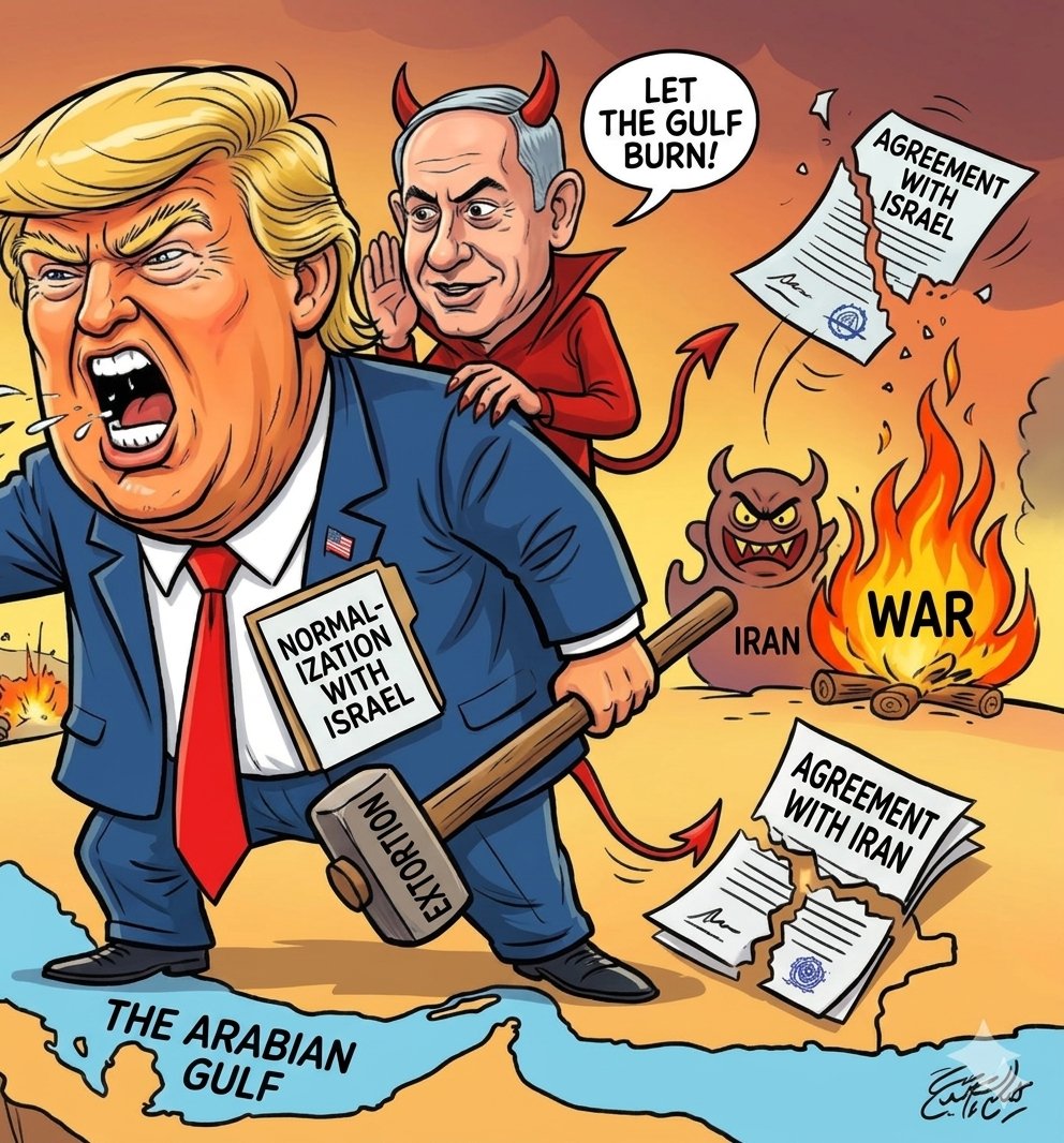 BusaidiNaser's tweet photo. Look who's talking!
Here is a fool and a terrorist from the Epstein gang who, through his country, taxes and weapons, facilitated the extermination of children and women in Gaza by a filthy war criminal like Netanyahu and Ben Gvir!
Oman has been a safety valve for the region since its modern state, and the Strait of Hormuz has been peacefully open to all.
The Zionists have turned you into criminal demonic puppets through which you caused a disastrous war and a global energy crisis for a dirty one in Tel Aviv.