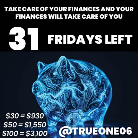 trueone06's tweet photo. The world is your oyster.. You determine what you get of life.. There will be hurdles, setbacks..But you narrate how things will end up

With Money you control more than you think. Just saving $30/wk (not a lot of money) by end of the YR you will have  significant savings. Try It https://t.co/Oyey7Havmt