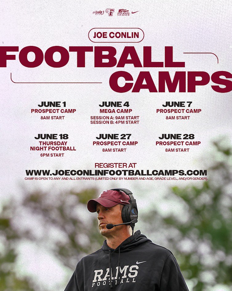 GrahamKlabin's tweet photo. Thank you so much @CoachLenahan for the personal invite to the @FORDHAMFOOTBALL camp! Can’t wait to compete and show out! https://t.co/zx8Y0Vr4yr