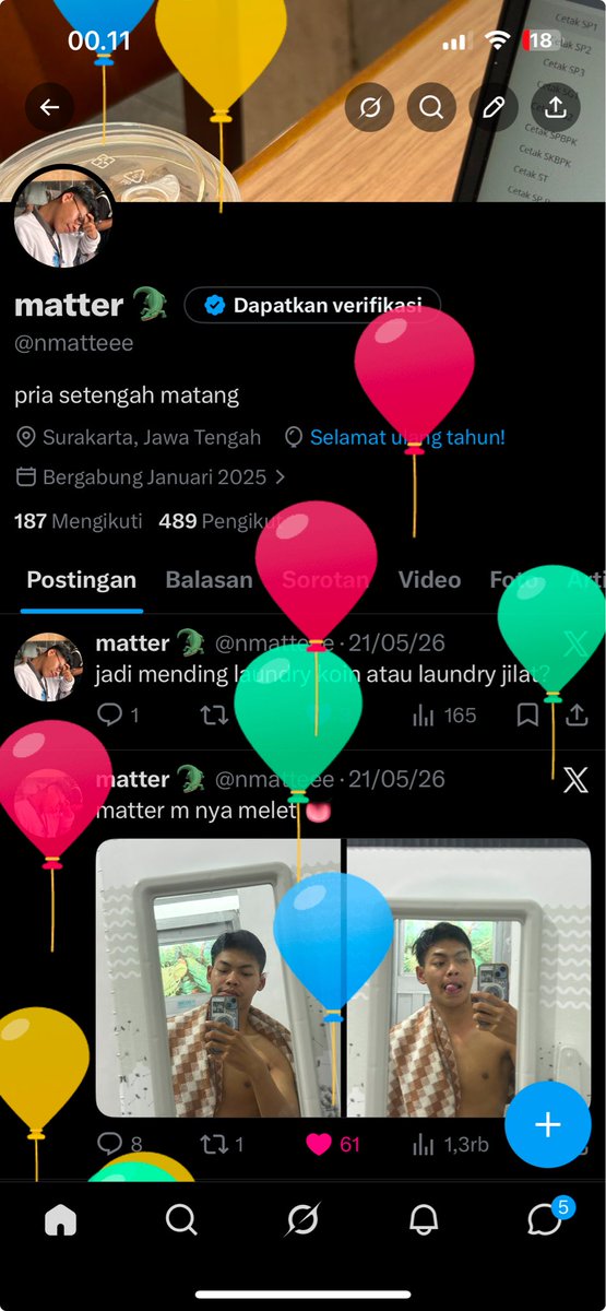 nmatteee's tweet photo. banyak banyak terimakasih 😇 https://t.co/95SsG1wzdc