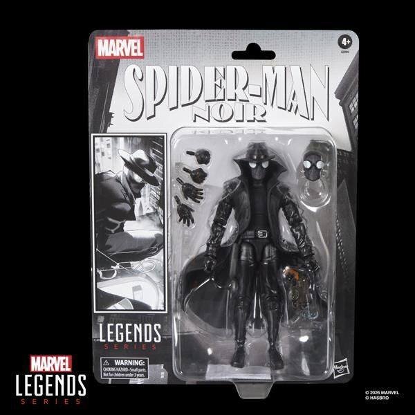 JayCochran's tweet photo. Pre-Order Alert: Pre-Order Reminder - Hasbro Marvel Legends Amazon Exclusive Spider-Man Noir Figure https://t.co/MbQllZpjdY https://t.co/0I9bcxg5xa