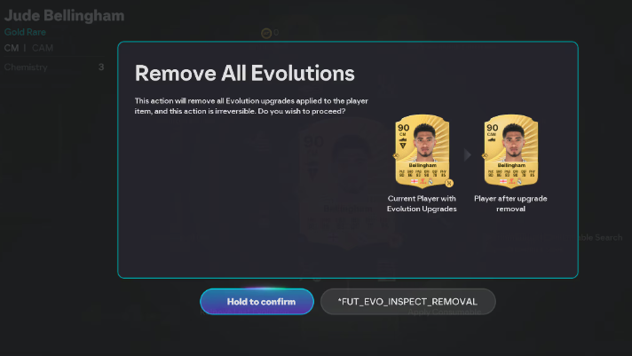 FUTWIZ's tweet photo. 🚨EA UPDATE ON REMOVING EVOS 🚨

▪️Undo your last EVO and you can keep doing that till the FIRST ever evo you put on the card ✅
▪️Undo your EVO all the way back to default ✅
▪️Will go live on June 4th ✅ https://t.co/pyd3BY2lxd