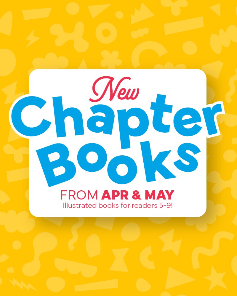 SimonKIDS's tweet photo. We had some fantastic chapter books come out over the past few months! Chapter books are lightly illustrated books perfect for emerging readers ages 5-9. Click through to see some of our newest ones from April and May! See any your kids have read? https://t.co/ylxqSwyRHh
