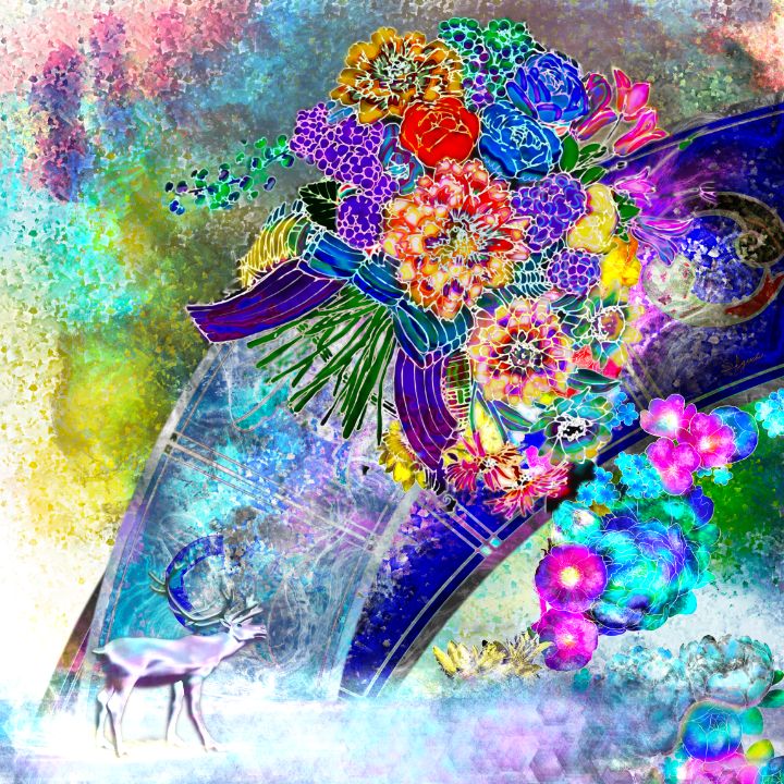calmowl's tweet photo. Art of the Day! "Axis of Blessing". Buy at: https://t.co/VrKeEzrVLr https://t.co/4VQ8DWt3pI