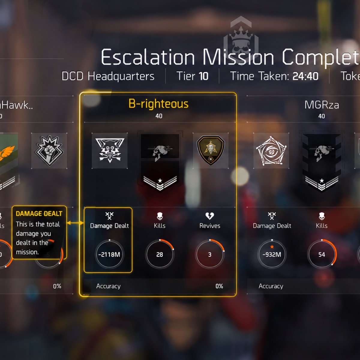 iDentity_US's tweet photo. Yessir! Nice to see my Latest Ongoing Directive Build Puttin in Work with over a Billion DMG in Tier 10 #escalation #thedivision2 https://t.co/Cs0Wm4dSzu
