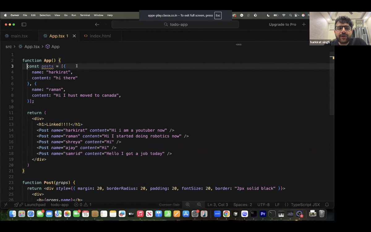 sujeth_'s tweet photo. Day 12/100 of #100DaysOfCode
~ Got started with React. Learnt about components and state
#Coding #100xDevs #FullStackDev https://t.co/FpBjW2N2wO