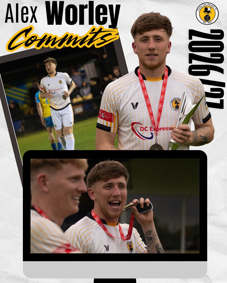 RCWFC's tweet photo. We are delighted to confirm that Alex Worley has committed to the club for the 2026/27 season.

👇
https://t.co/VfEpNwYZFr https://t.co/5ZKednle5S