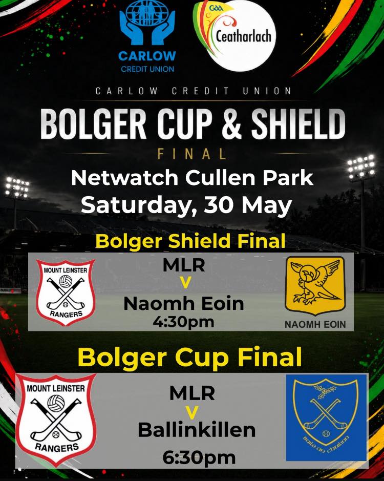MLRangers's tweet photo. Bolger Cup &amp; Shield Final Fixtures
For more information about the event, visit: https://t.co/Sgccjrr5ya https://t.co/EKQCFCXHeY