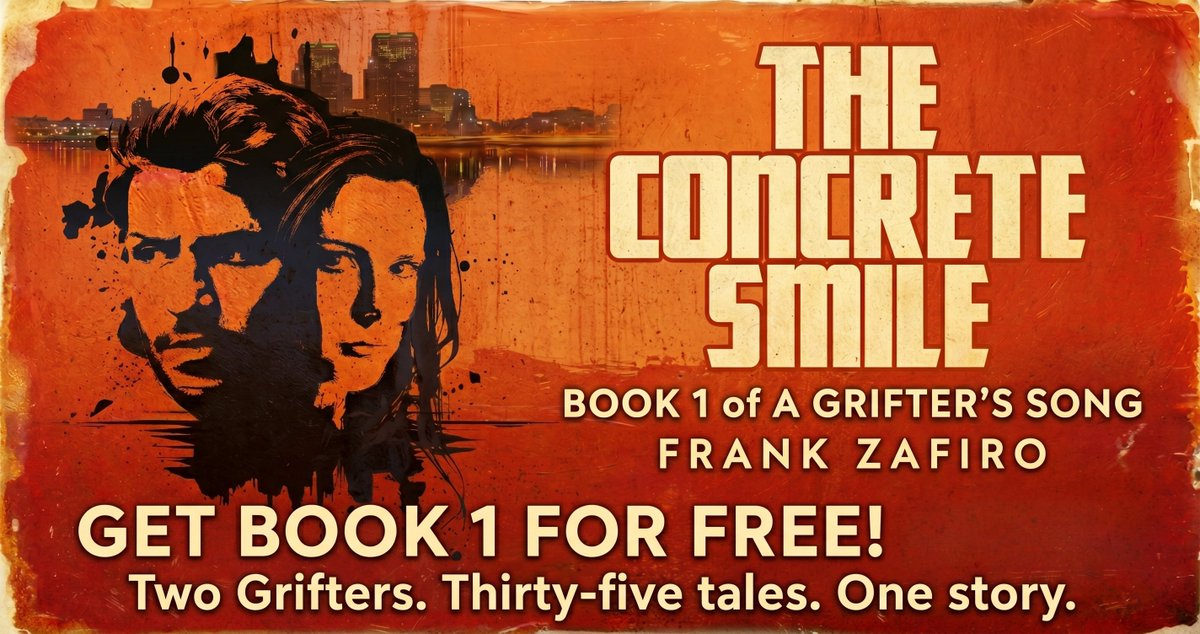 MRPhill25's tweet photo. Book one of A GRIFTER'S SONG is free for a limited time. Check out these stellar characters created by @Frank_Zafiro | https://t.co/Crg8XIR3tC https://t.co/8J3cASTupL