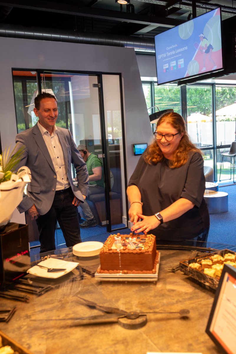 CluneTech's tweet photo. Celebrating Louise Coleman’s incredible 25 year milestone with CluneTech 🎉 From the early Taxback days to today, Louise has been part of the journey every step of the way 💙 https://t.co/5LovouXFnh