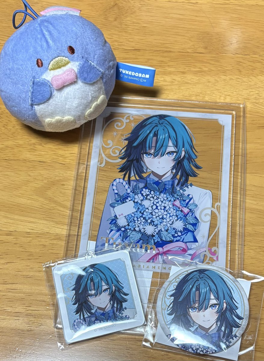 りーたむ様♡.*゜確認専用ページ バースデーパーティー タッサムのお誕生日グッズ届いてたー 今年のお誕生日イラスト美少女