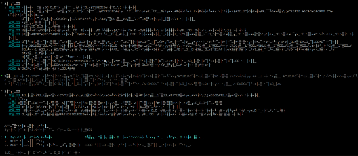 roughwire's tweet photo. What happened @OpenAI My codex started typing this garbage https://t.co/qJHtpP1Q7c