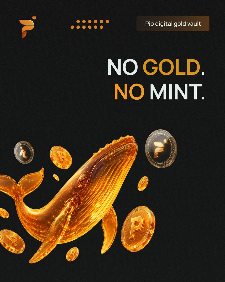 pioecosystem's tweet photo. PIOCOIN is not minted if there is no gold reserve.

#web3 #crypto #elonmusk #bitcoin https://t.co/pWvWhikGi8