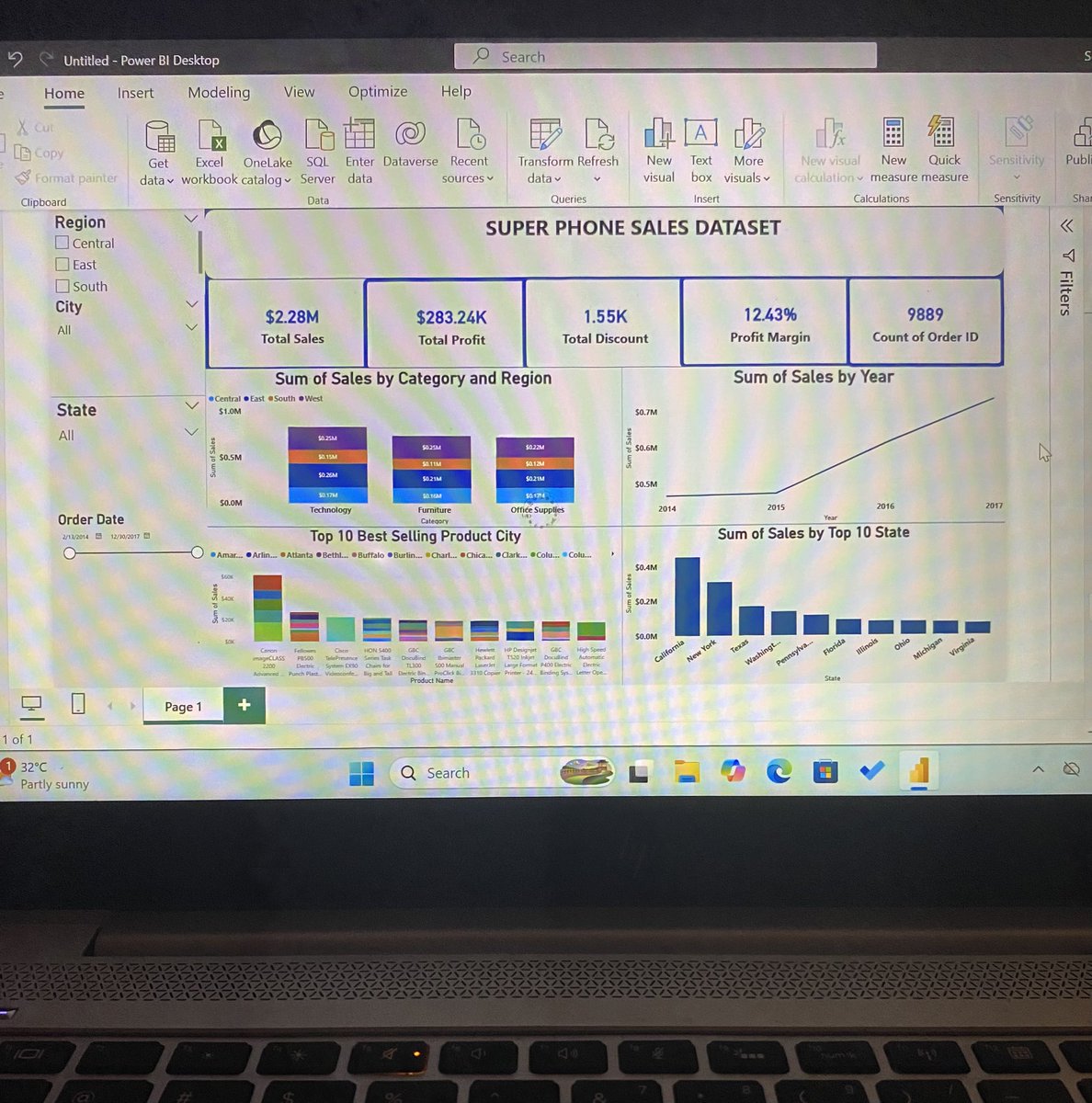 vheeorji22's tweet photo. My First Power BI Dashboard 
Please Rate 🤗
I am also down for correction https://t.co/QvyoiUvGo4