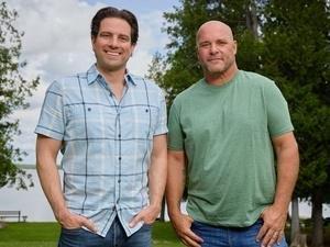 EMATeamSamson's tweet photo. McGillivray, 48, Baeumler, 52, share their most valuable renovation advice with contestants on the cabin makeover competition show. https://t.co/CvN2EUSUiL https://t.co/NnRHM3mVfM