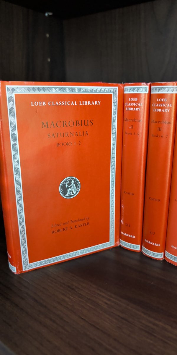 ulfcytel's tweet photo. Macrobius, Neo-Platonist wrote, "Saturnalia" and  "Commentary on the Dream of Scipio"

These are often missed by Neo-Platonists and not talked about.   Both are considered very important for Neoplatonism in the Latin West and deserve a read. https://t.co/8pgt7t46PK