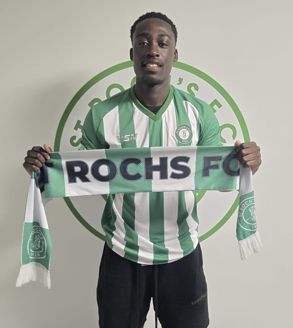 StRochsJuniors's tweet photo. Final signing of today! 

Kris Amponsah is the latest player to joins Kendos team ahead of the Premier Division season 

Another player with great experience to add strength up top 

Getting business done early 🍭

Welcome to the Club Kris https://t.co/2OOMf9qHY2