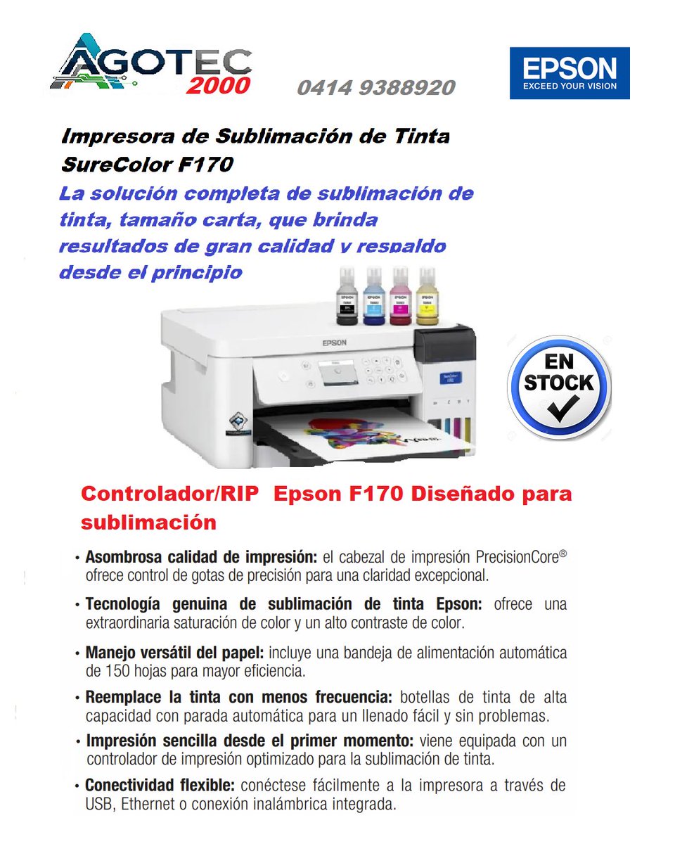agotec2000's tweet photo. #agotec2000 #epson #sublimacion #F170 https://t.co/wWwzLXUZVJ