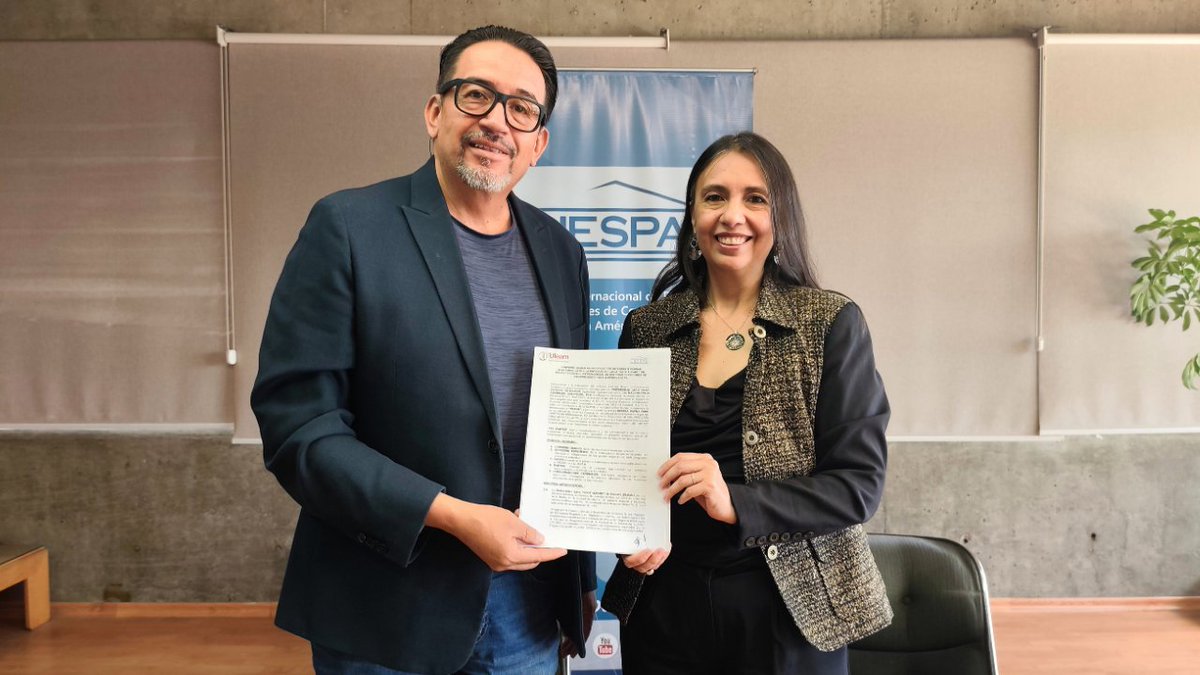 ciespal's tweet photo. #Boletín 
CIESPAL recibe visita de la ULEAM para analizar oportunidades de trabajo conjunto en el marco del convenio de cooperación interinstitucional suscrito entre ambas instituciones
🔗 https://t.co/k8lpikynT1 https://t.co/uF6reTA9Go