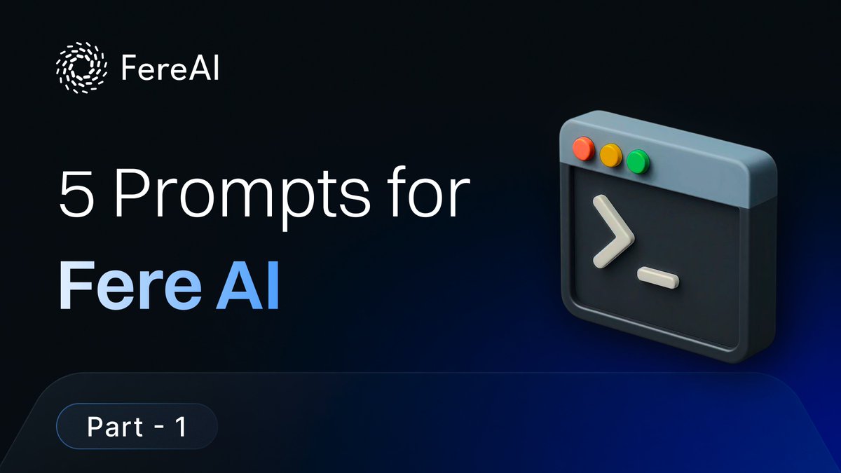 fere_ai's tweet photo. You don't need a Bloomberg terminal.

You need 5 good prompts and Fere AI.

Macros, forecasts, perp DEX leverage, RWA share by assets, and more.

Bookmark this thread to steal them all ↓ https://t.co/QMYWPSGWix