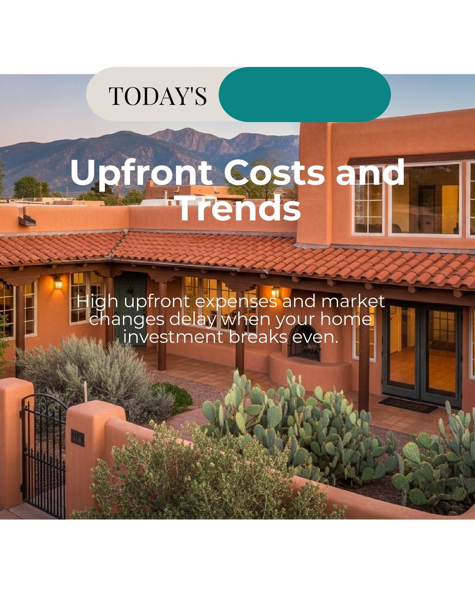 jaygoyal's tweet photo. Buying only pays off if you stay put long enough, break-even usually comes after several years due to upfront costs and market trends. What would push your timeline sooner or later? 🏡 https://t.co/KQYvwCKuOg