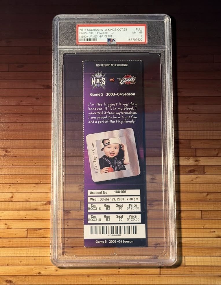 Lelandsdotcom's tweet photo. The King's debut 👑🎟️ https://t.co/wyP6HDFHT3