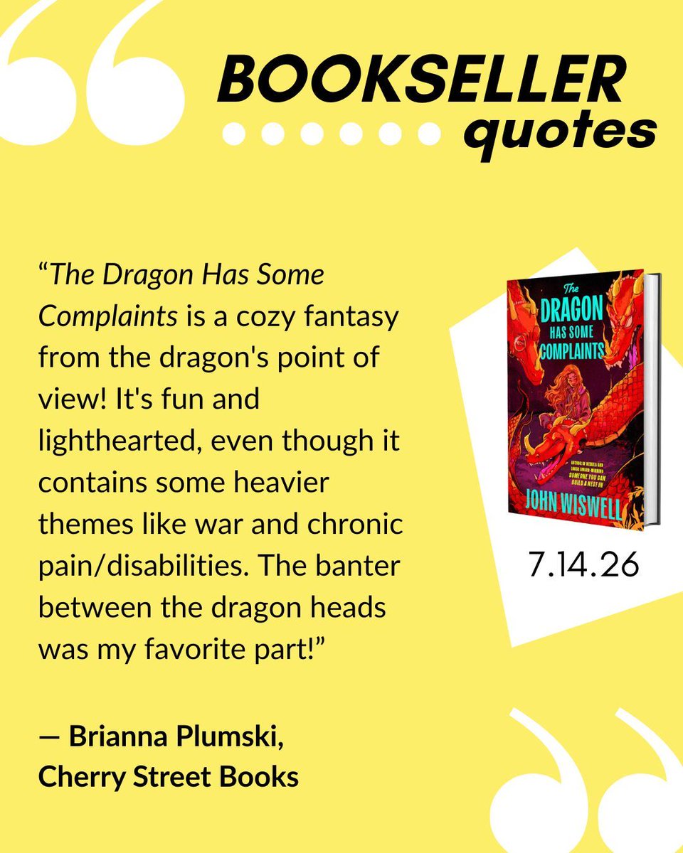 dawbooks's tweet photo. Want to know what booksellers think about our upcoming books? Swipe to see their lovely reviews on The Demon Star by Jesse Aragon, The Dragon Has Some Complaints by John Wiswell, and We Are for the Dark by Gretchen McNeil 📚 

For more, check out our Instagram @dawbooks https://t.co/haOqT3dcCP