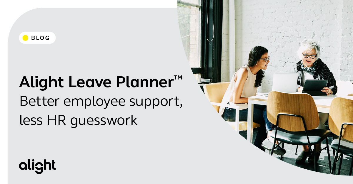 AlightSolutions's tweet photo. A strong absence management approach helps employees feel supported during real-life moments while giving HR a more consistent, compliant process. See the benefits employers prioritize most: https://t.co/7g1laoIhe6 #LeaveOfAbsence #AbsenceManagement #LeaveManagement https://t.co/D2dsl6L2oc