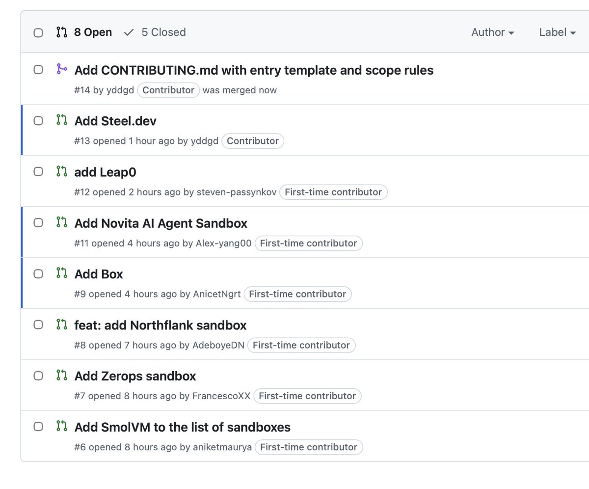 tereza_tizkova's tweet photo. since when are there so many sandbox providers?? https://t.co/iI2dTlT0qW