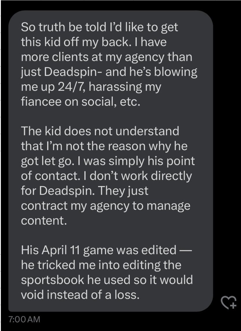 JasonWilliamsI7's tweet photo. @ExposingZylbert @whenyoudipwedip @MattZylbert @JeffNadu @SweatpantJesus boZ¡¡¡¡¡ https://t.co/mq53QfavBr