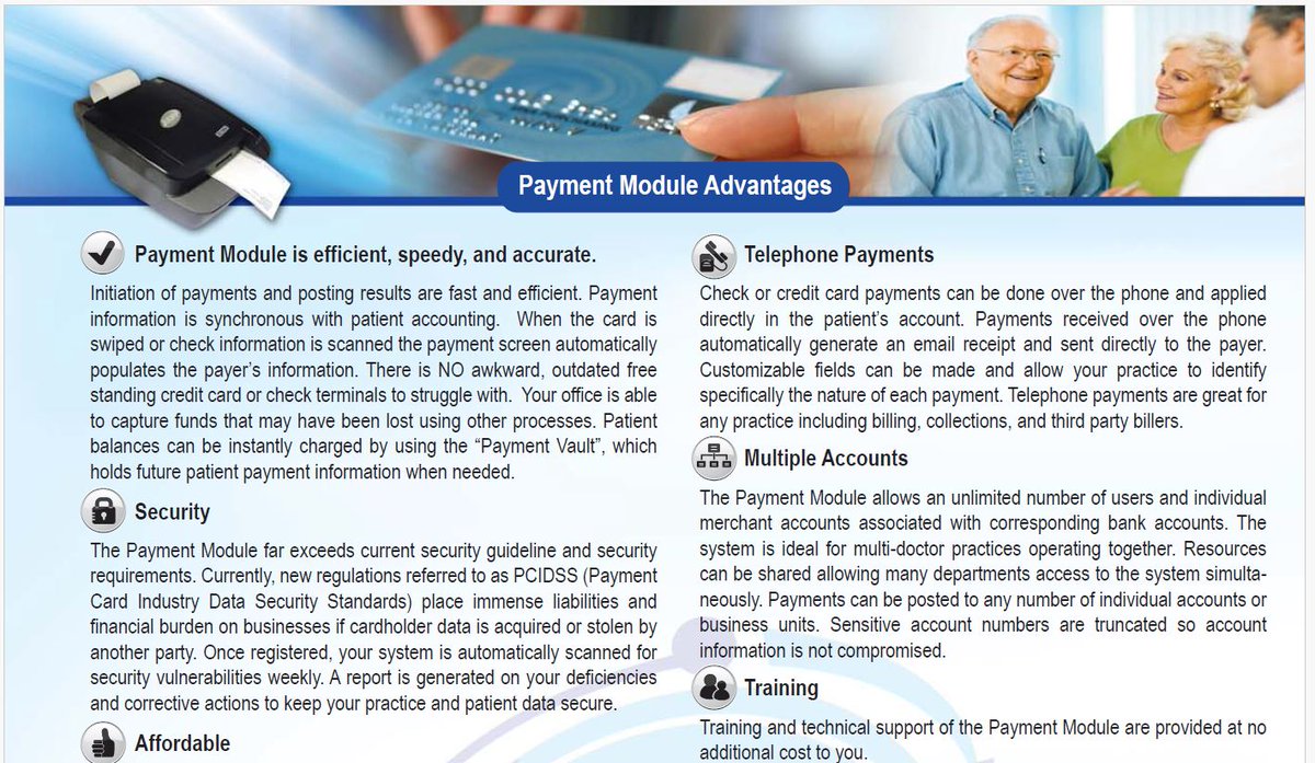 webedoctor's tweet photo. Improve your office work flow and productivity with WEBeDoctor® Payment module 
Call us at 714-990-3999 to set up a 15-day free trial to try all of our services. https://t.co/wGHBbEYcuq