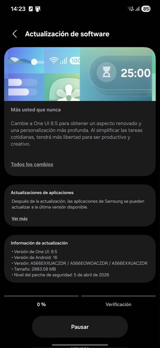 movilpda's tweet photo. Y un día llegó UI 8.5 allá vamos https://t.co/affRPQSuKD