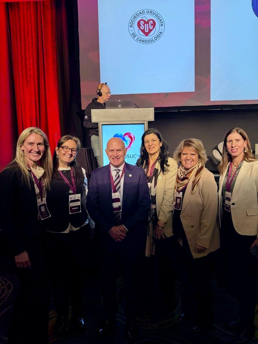 SPCyCC's tweet photo. Destacamos la participación de la Dra. Gladys Bogado de Atobe, Presidenta de nuestra Sociedad, en el CardioSUC 2026, llevado a cabo del 20 al 22 de Mayo en Montevideo, Uruguay 🇺🇾
Fortaleciendo así el intercambio científico ✨🫀 https://t.co/0jGtvCLnIx