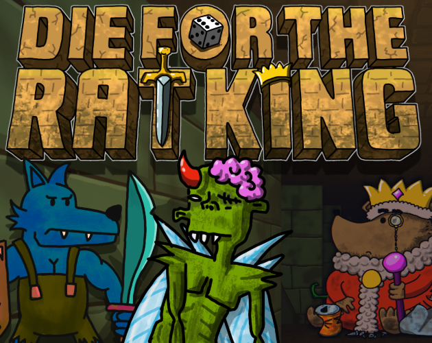 PixlasGames's tweet photo. Finally got my dice deckbuilder dungeon-crawler playable in the browser and published on Itch! 
It's solo-developed, hand-drawn, and still in the works. Go play Die for the Rat King on Itch and tell me what breaks!
#indiedev #webgames #itch https://t.co/Miy22vkDU7