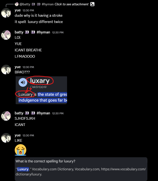 kurusulovesme's tweet photo. that one oomf who cant spell luxury https://t.co/zjhtPpZCOg