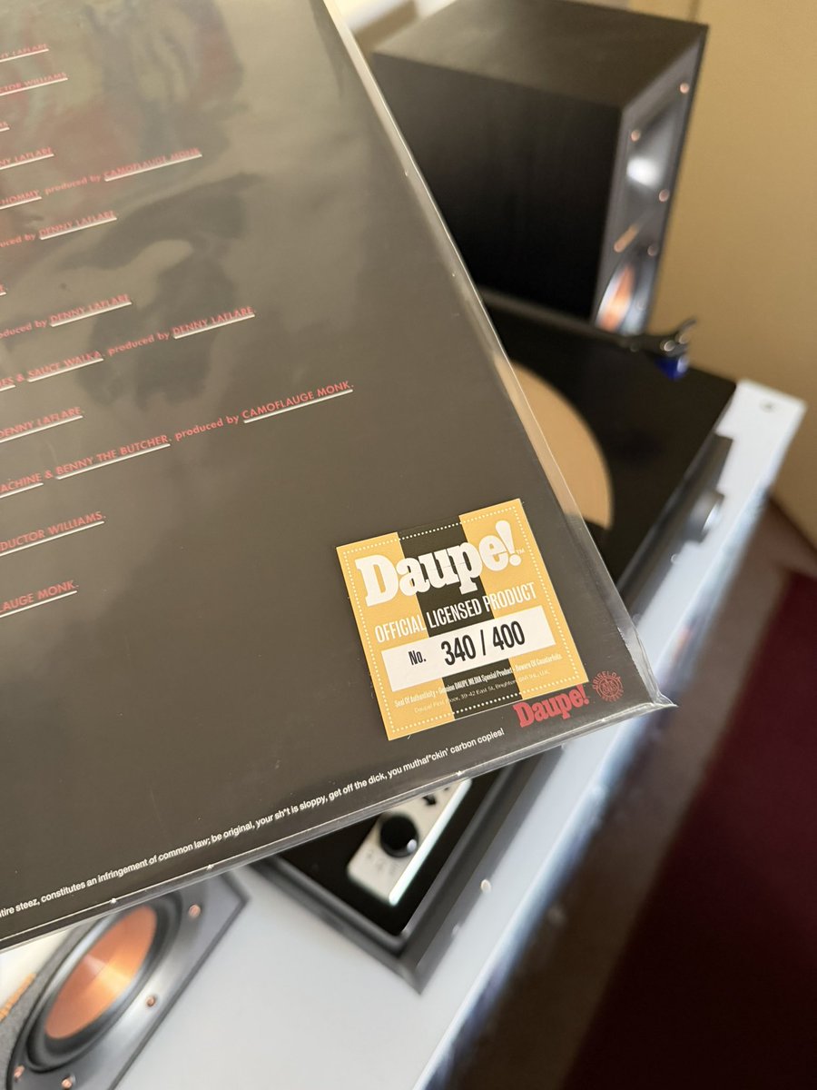 JoeRecords22's tweet photo. HWH 8: Side A - Westside Gunn

Was a grail of mine for a long time time, some amazing tracks on here, glad to have it in the collection

Fav tracks: Vogue Cover, Margiela Split Toes, Peri Peri, Spoonz, RIGHT NOW

@WESTSIDEGUNN @DaupeMedia https://t.co/12IRiia0XZ