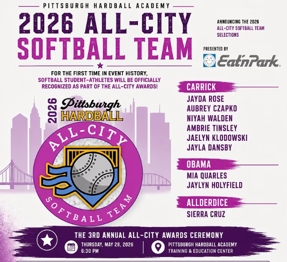 BREAL412's tweet photo. Pittsburgh Hardball Academy (a great organization) is hosting its third annual All-City Awards ceremony tonight to honor the city's top ⚾️ and 🥎players. Winners include some basketball standouts (Lukas Stead, Elijah Rawlings) and some great names (Emerson Bahler, True Crawford). https://t.co/zyi9RvqXYm