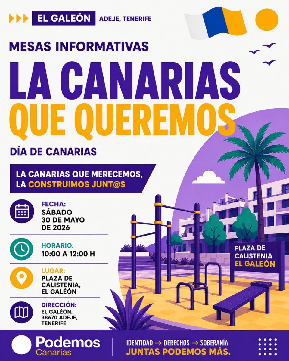 Podemos Adeje tweet media