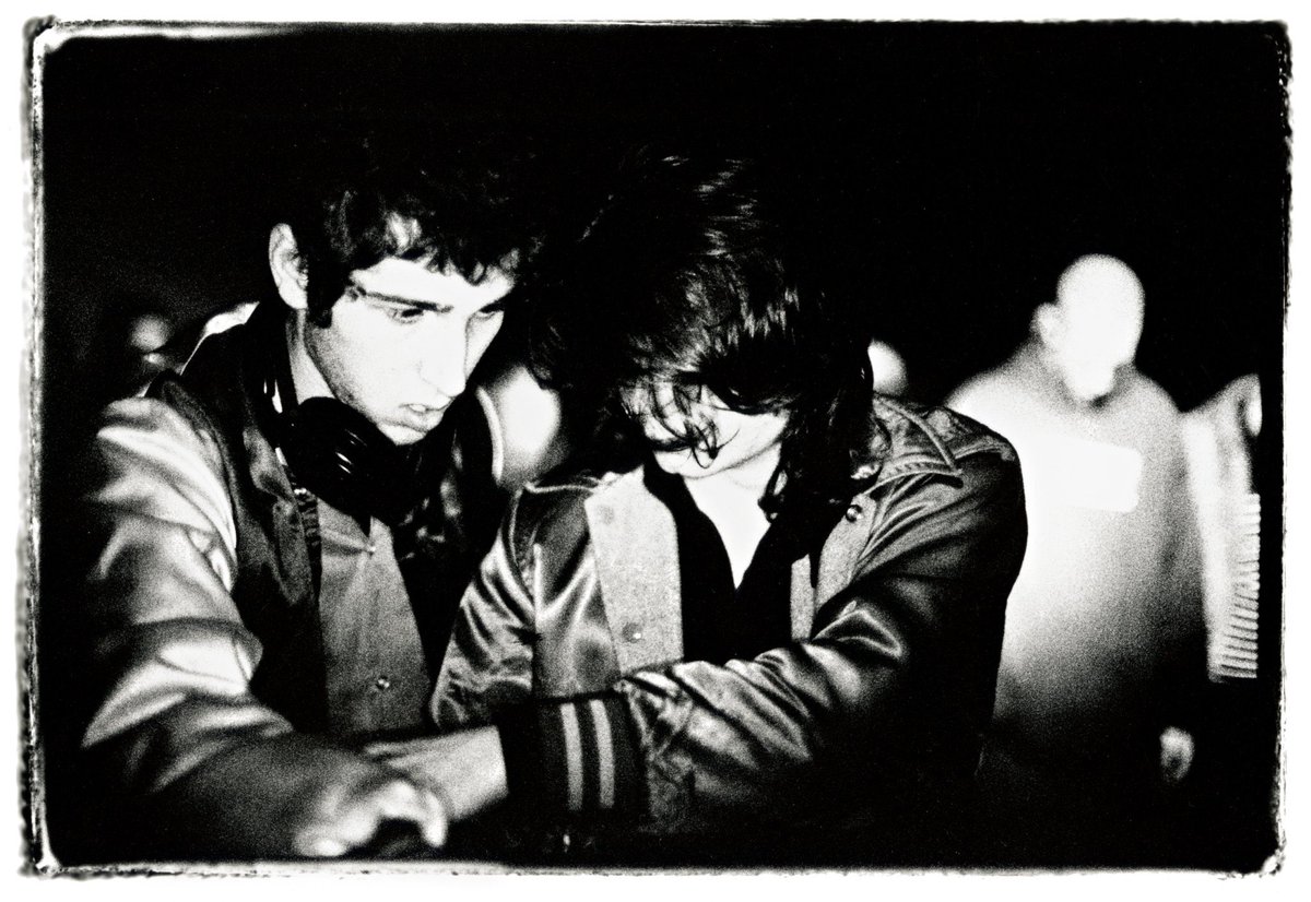 DaftClubHQ's tweet photo. Pre-robot, pre-Homework. Some candid moments from Daft Punk's first US set at Even Furthur and the surrounding campgrounds from thirty years ago. https://t.co/RLiEO7vMAD