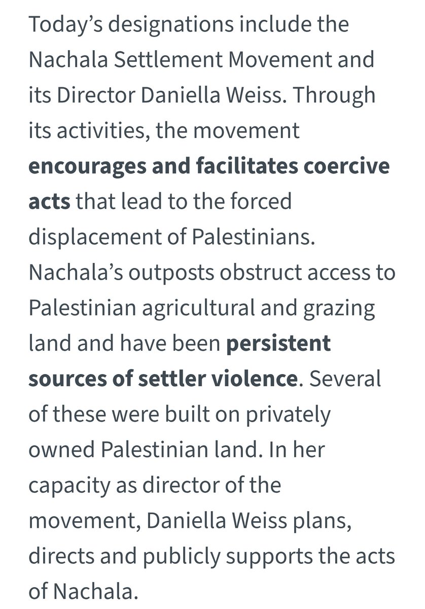 EpshtainItay's tweet photo. Today, the @EUCouncil imposed asset freezes and travel bans on Regavim, Amana and Nachala, measures that prohibit, inter alia, the making available of funds or economic resources, directly or indirectly, to those designated. 

These  organizations form the institutional backbone of Israel’s entrenchment of its unlawful presence in the occupied Palestinian territory: colonization, annexation, dispossession of Palestinian property, obstruction of humanitarian and development assistance, and the coercive environment driving forcible transfer of protected persons. The Council itself links these entities to violent outposts, demolition campaigns, displacement, and systematic interference with Palestinian civilian life.

The organizations designated today are deeply interwoven with Israeli State structures, ministries, and settlements local government. Their activities are enabled, financed, protected and, in many instances, operationally coordinated with organs of the State.

That raises an unavoidable legal question. Under the law of State responsibility, where conduct attributable to, directed by, or acknowledged and adopted by State authorities gives rise to gross and systemic breaches of international law, responsibility does not end with quasi-private implementing actors. It extends to the State organs, ministries, officials and public authorities implicated in the commission, facilitation or maintenance of those wrongful acts.

If the EU Council now accepts that these organisations materially contribute to forcible transfer, settlement expansion, settler violence and unlawful appropriation of property, the logical consequence is difficult to avoid: scrutiny must move further upstream, toward the governmental and ministerial structures that sustain, coordinate and politically authorize the system itself.