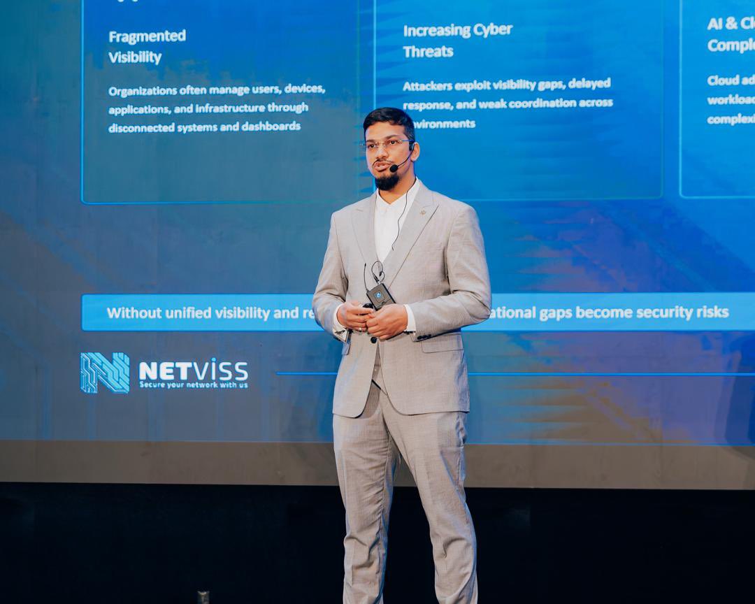 IGIHE's tweet photo. Success will belong to organizations that build intelligent visibility and adaptive control not just more tools.”

At the VisiontechLaunchSummit, Aliasgar Bohra, CEO & Founder of Netviss, explored how real-time network intelligence can strengthen control, trust, and digital resilience across Africa’s evolving digital landscape.

Highlighting the role of AI visibility, risk mitigation, and zero-trust intelligence systems, he shared how the Netviss partnership with Visiontech aims to bring smarter, unified, and more resilient digital infrastructure solutions to the Rwandan market.