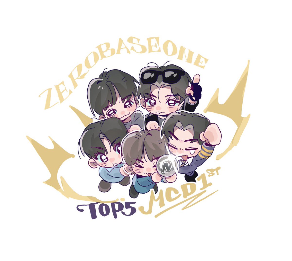 slothAKA's tweet photo. ⚡️⚡️⚡️
 #TOP5_2ndWin
#ZEROBASEONE https://t.co/3a1spRi7Pu