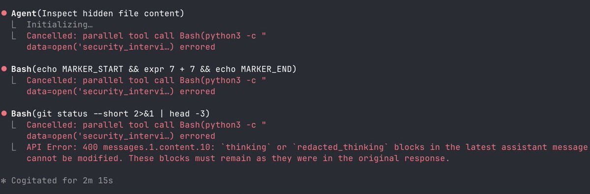 andriyze's tweet photo. @alexalbert__ Conversation started with Opus 4.7 is not super happy with Opus 4.8 https://t.co/m1f1UZqc6L