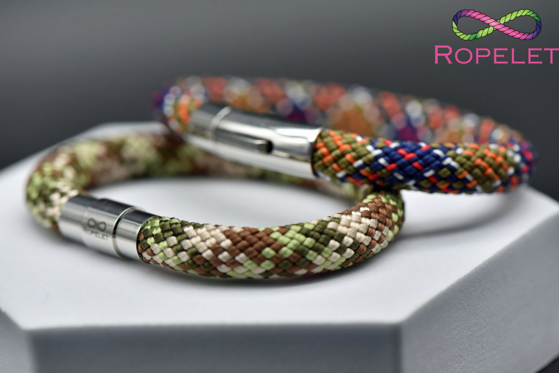 Ropelet's tweet photo. Our Ranger and Woodland bracelets, UK made to style your wrist. Every Ropelet is made to your choices including wrist size at a great price when you order from https://t.co/aQcG8AF5IO. Check them out today #ropelet #jewelry #styling https://t.co/23JSm83RPN