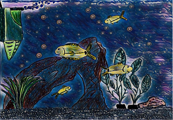 TessaCreative's tweet photo. Art of the Day! "We swim". Buy at: https://t.co/v1MfhyTDXu https://t.co/dtWQWNM0ZC