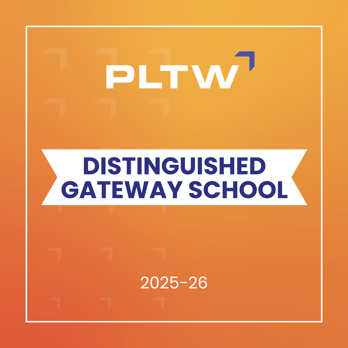 GrandviewMiddle's tweet photo. 🎉GMS has received recognition from PLTW as 25-26 Distinguished Gateway School, which recognizes schools across the U.S. for their efforts to provide broad access to transformative learning experiences for students through PLTW Gateway programs. #PLTW #STEM #STEMeducation🎉 https://t.co/rTqsFBpdSf
