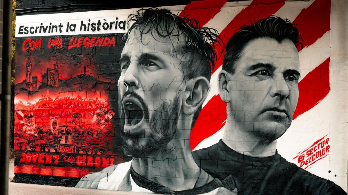 pastanagaverda's tweet photo. Michel i Stuani han canviat per sempre més la mirada que té el @GironaFC  de si mateix.

Aquesta és l'herència eterna que aspira tot esportista: Aconseguir que una ciutat pensi en gran per sempre més. https://t.co/0BZHOTxkAc