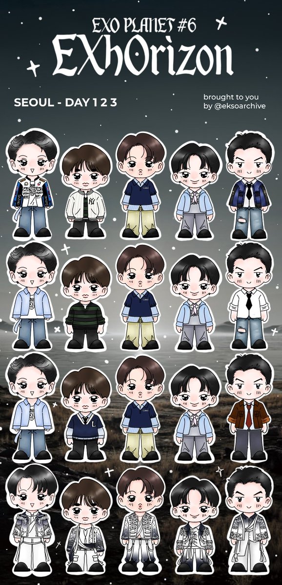 yhwhh9901's tweet photo. [ EXHORIZON OUFIT ]
Seoul Day 1 2 3 ✅️

#엑소 #EXO 
#SUHO #CHANYEOL #KAI
#KYUNGSOO #SEHUN
#exhorizon_in_Seoul https://t.co/0a0HSHbsU7