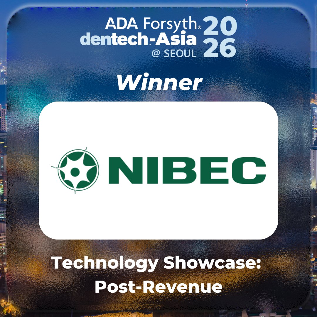 ForsythResearch's tweet photo. Congratulations to the two winners of the inaugural dentech-Asia Technology Showcase &amp; Pitch Competition!  

Read more about dentech-Asia 2026 @ Seoul: https://t.co/J4dr88pft5 https://t.co/1Fj5Xz9fq0